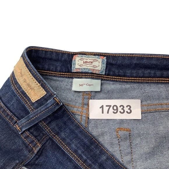 Levi's 545 Capri Mid Rise Denim Jeans Women’s Size 6 - Picture 10 of 10